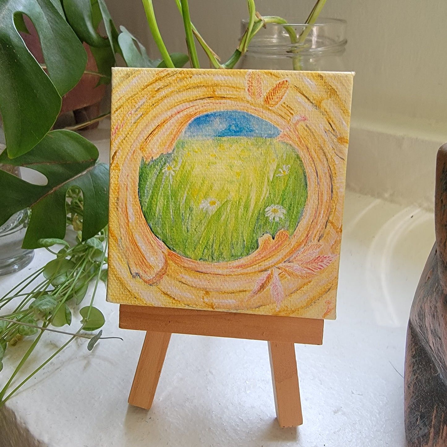 "Meadow Portal" Original Mini Painting